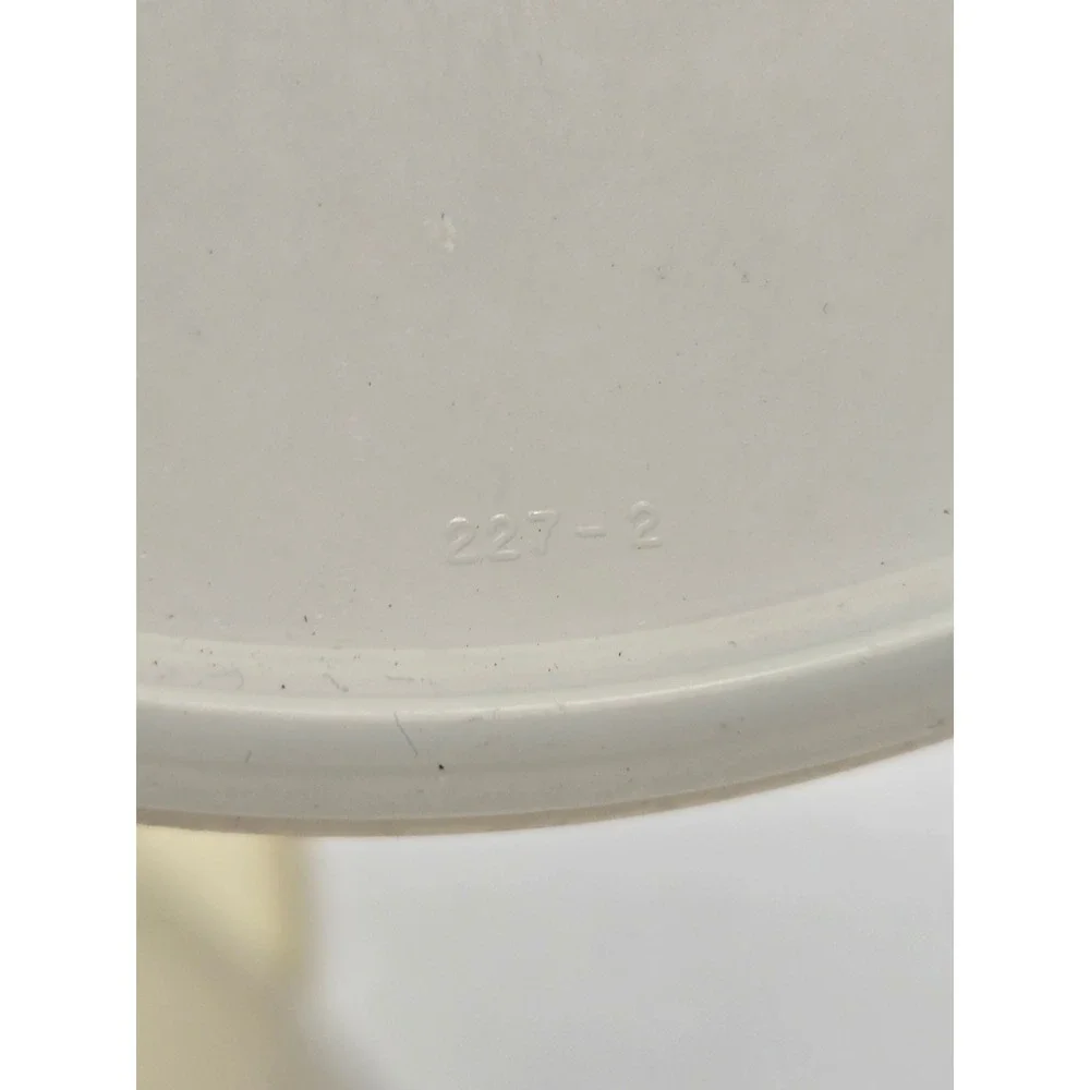 Tupperware Replacement Seal Lid 227-2 Round Sheer White Vintage Storage Part